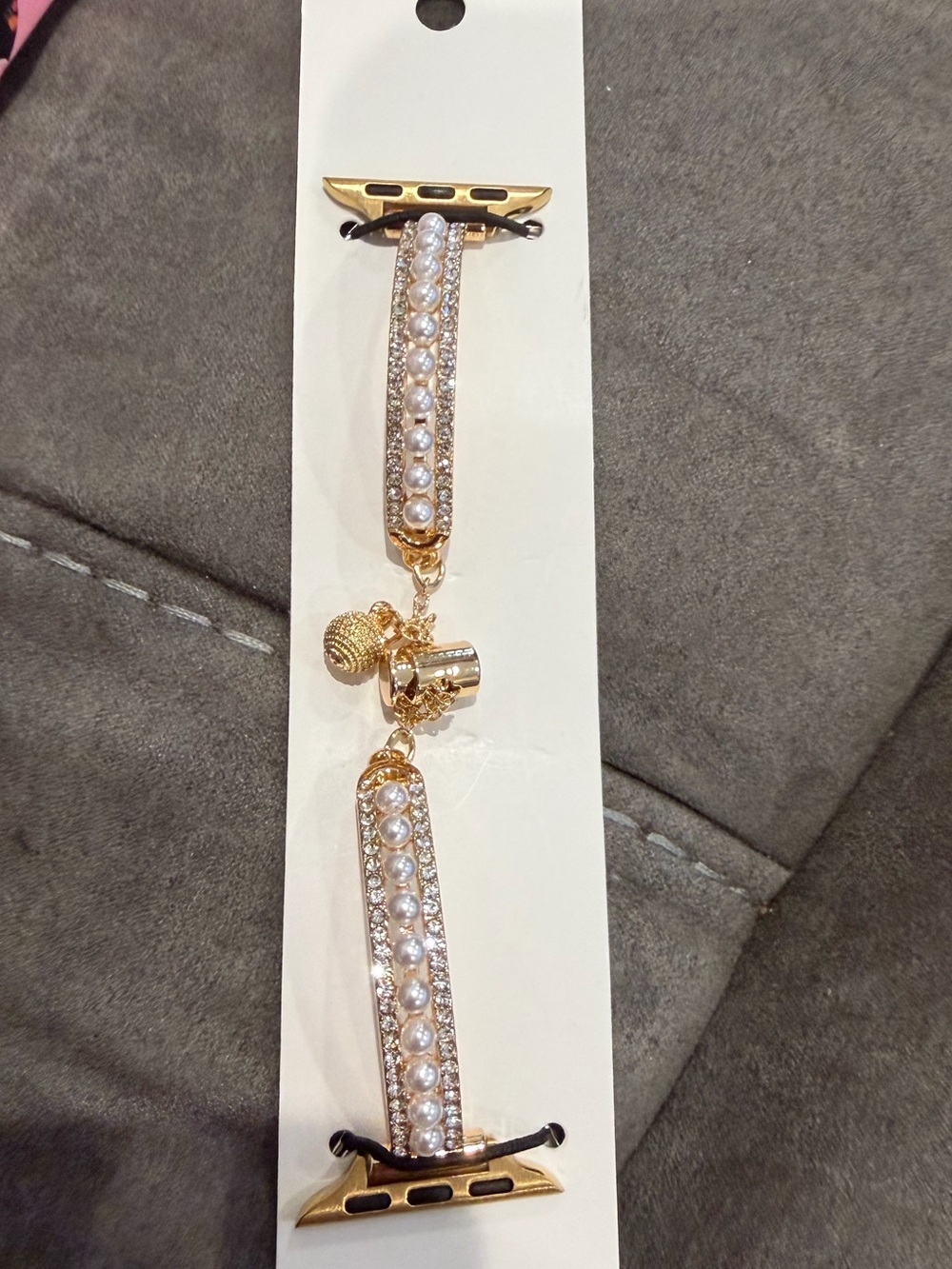 Gold Crystal Watch Band Strap 38-42 mm